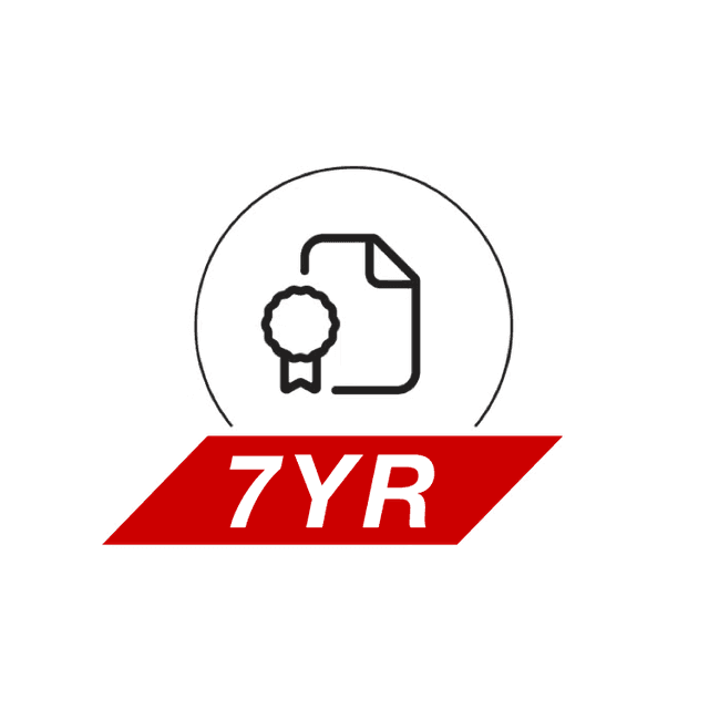 7-year unlimited miles warranty
