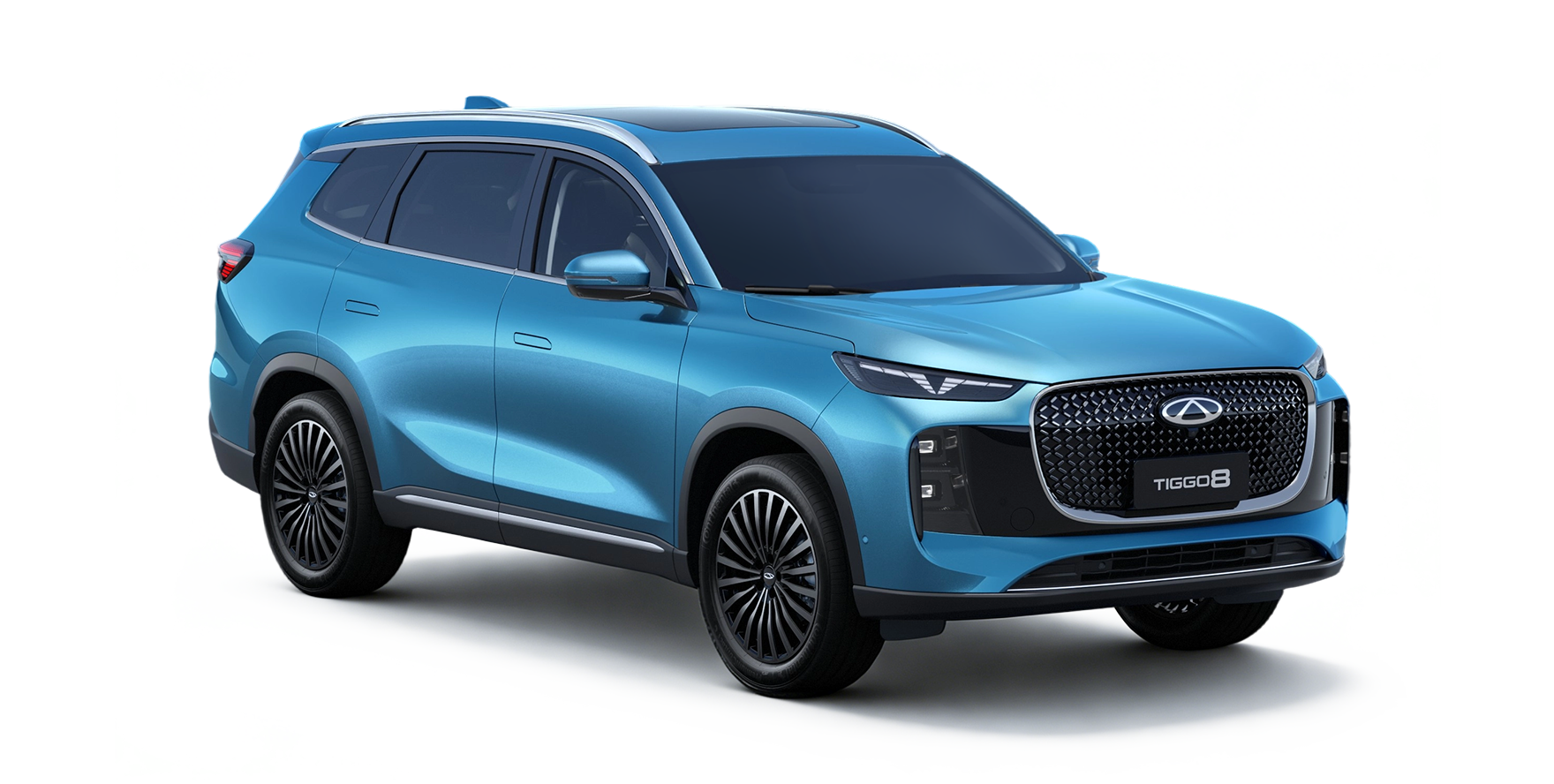 Chery Tiggo 8 edition in Reef Blue