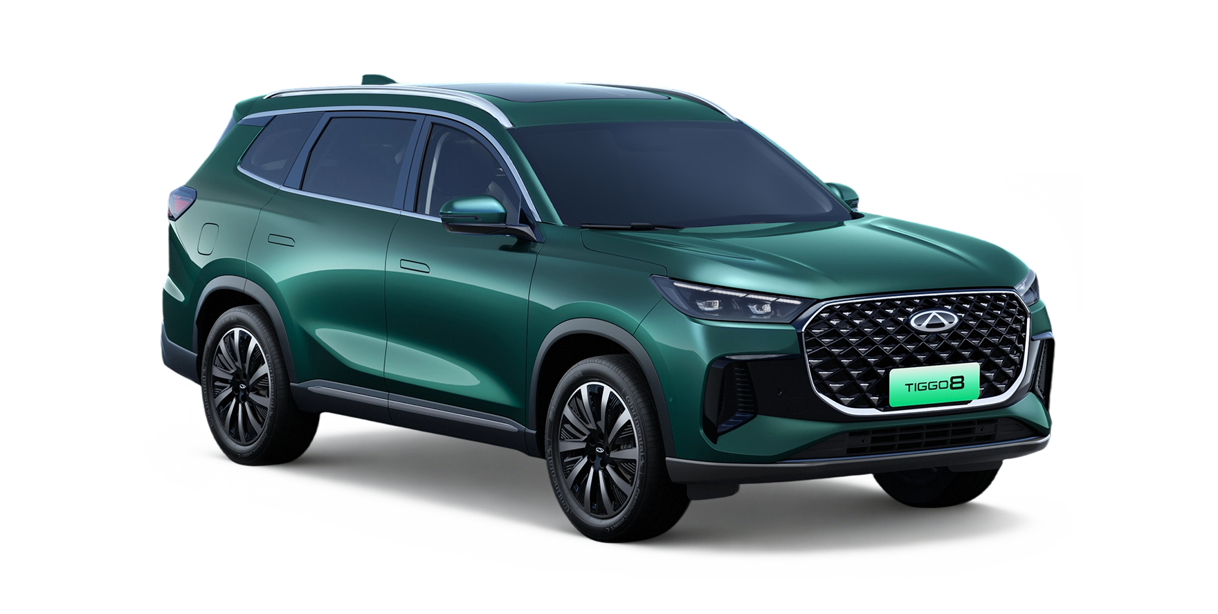 Chery Tiggo 8 CSH edition in Forest Green