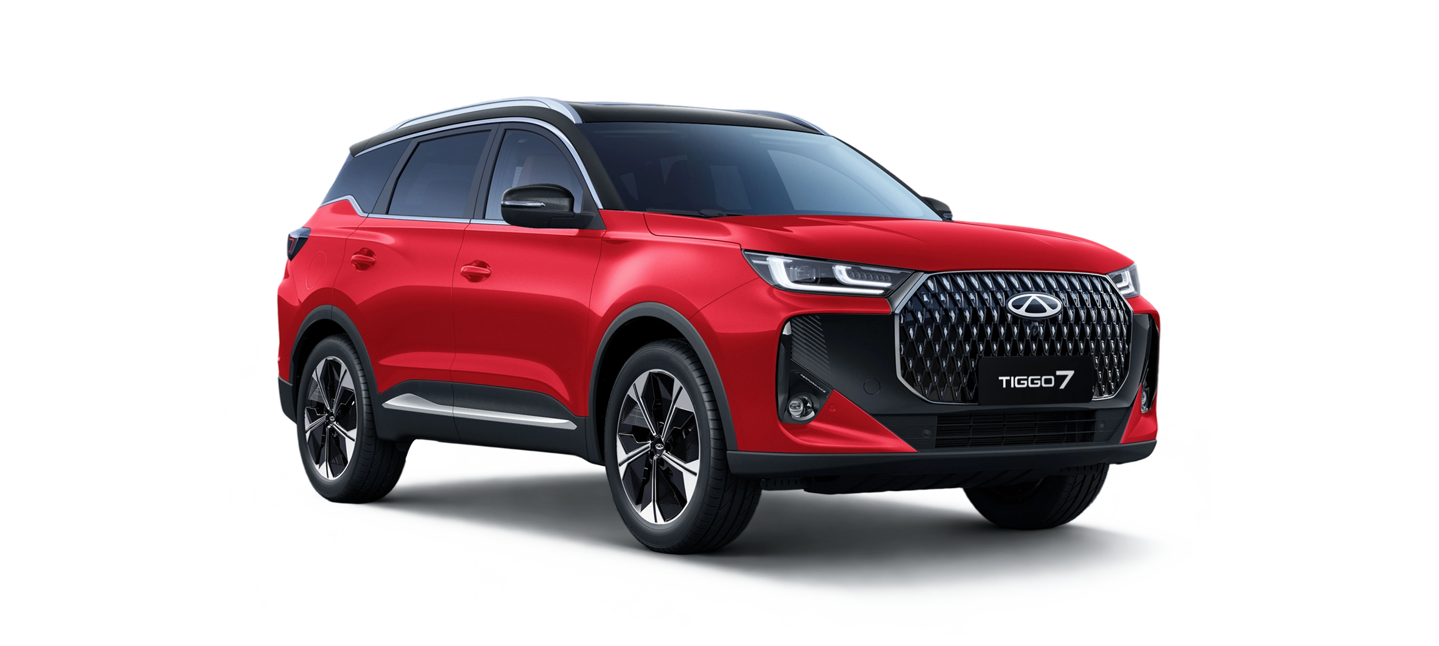 Chery Tiggo 7 edition in Chery Red with Black Roof