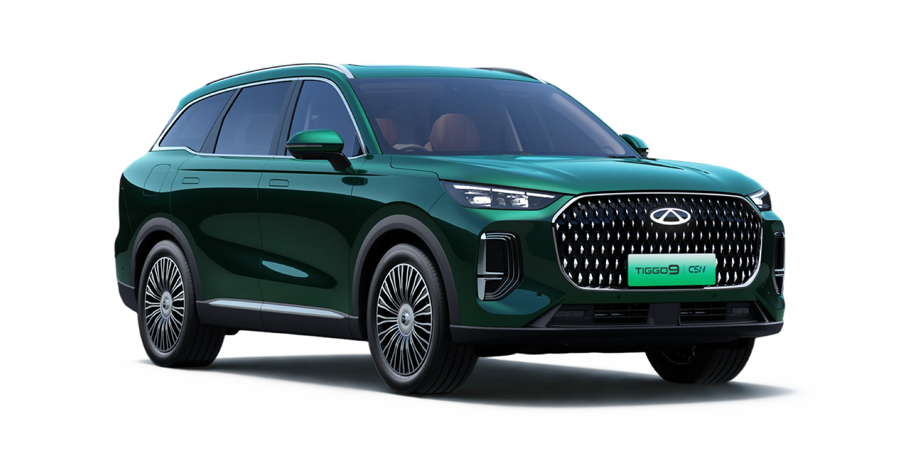 Chery Tiggo 9 Super Hybrid CSH edition in Forest Green