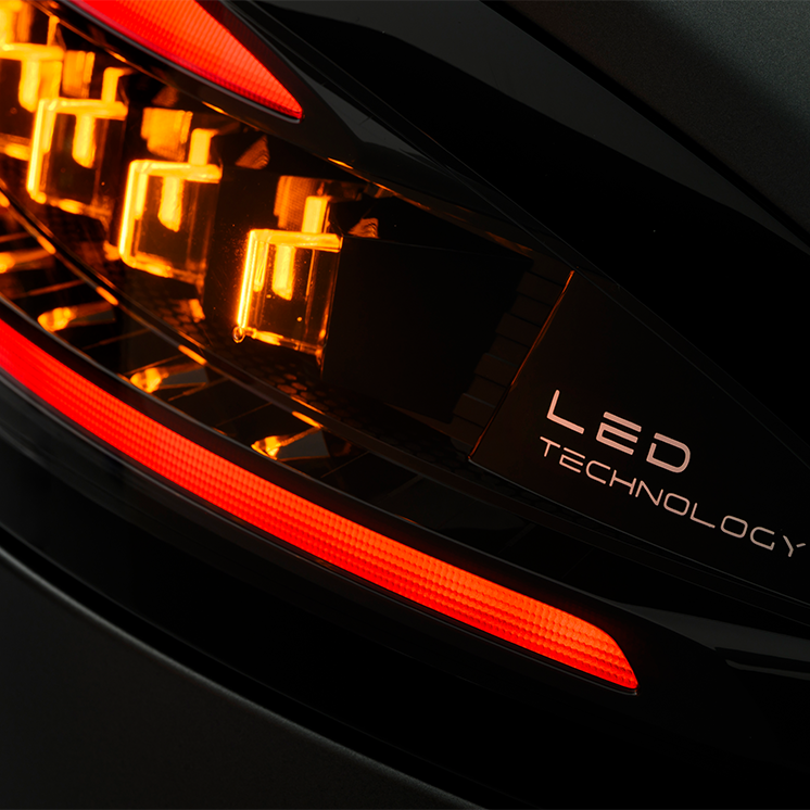 Diamond LED tail lights